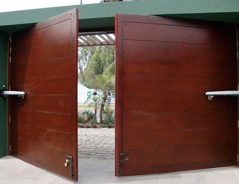 automatizacion de porton de dos hojas